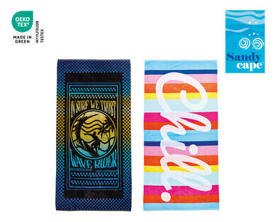 Velour Beach Towel