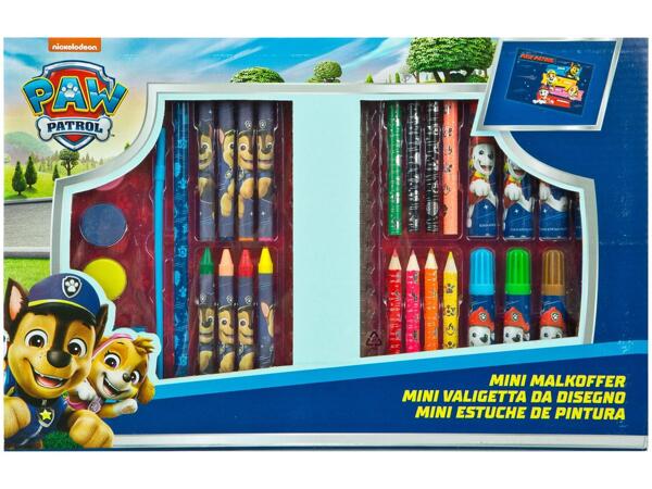 Mini Colouring Case, 34 pieces "Paw Patrol, Frozen, Gabby's Dollhouse"