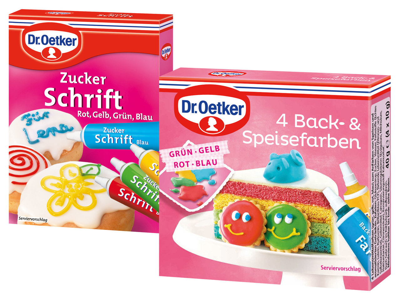 DR. OETKER Back- und Speisefarben/Zuckerschrift