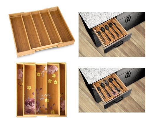 Huntington Home 
 Bamboo Kitchen Organizer