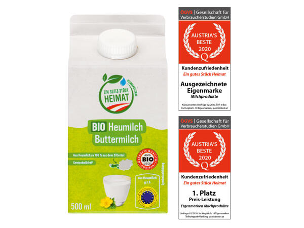Bio-Heumilch Buttermilch