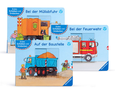 RAVENSBURGER Fahrzeuge-Schiebebuch