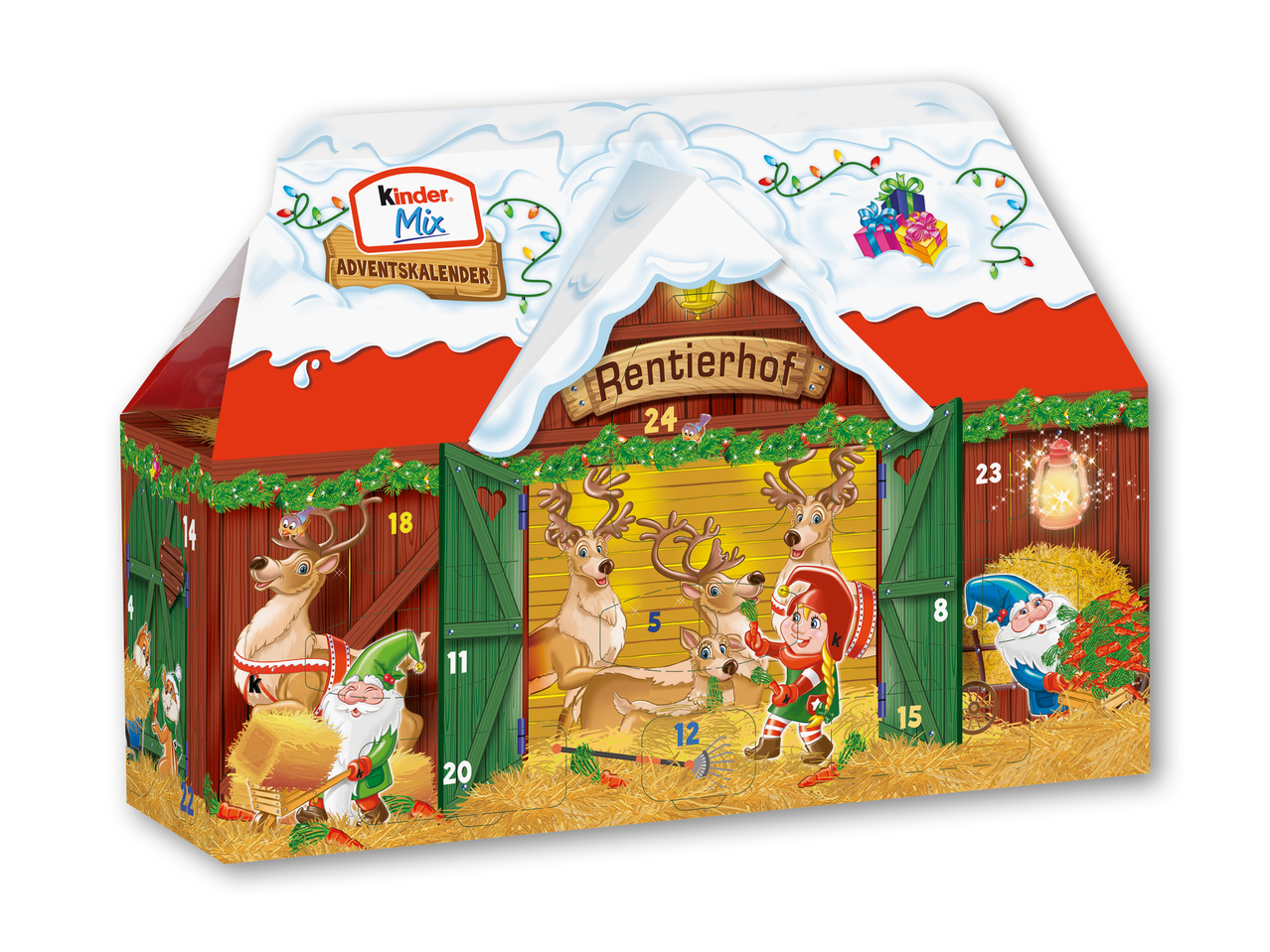 KINDER Mix-adventskalender 3D-hus
