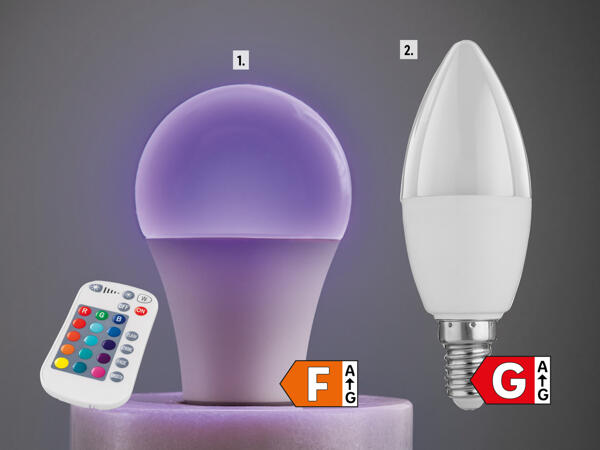 Ampoule à LED avec effet de changement de couleur