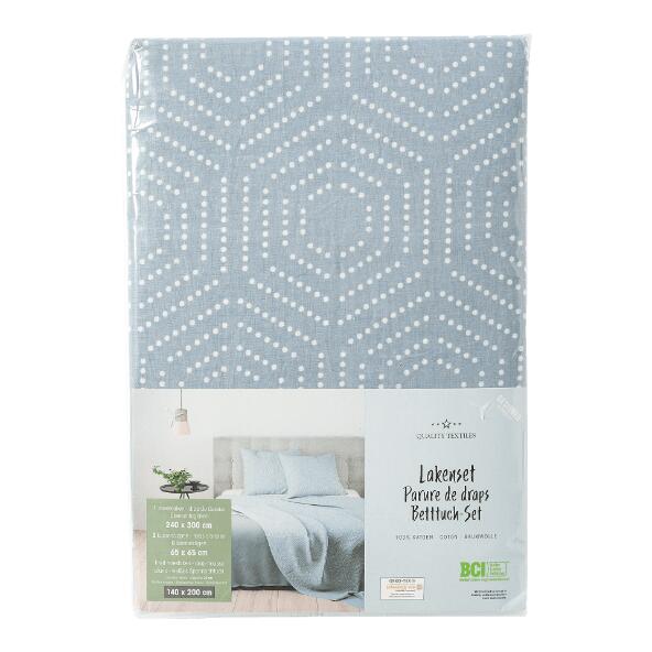 QUALITY TEXTILES(R) 				Parure de lit, 2 pers.