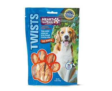 Heart to Tail Kabob, Dumbbell or Twist Rawhide