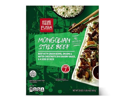 Fusia Asian Inspirations 
 Mongolian Beef or Sweet & Sour Chicken Skillet