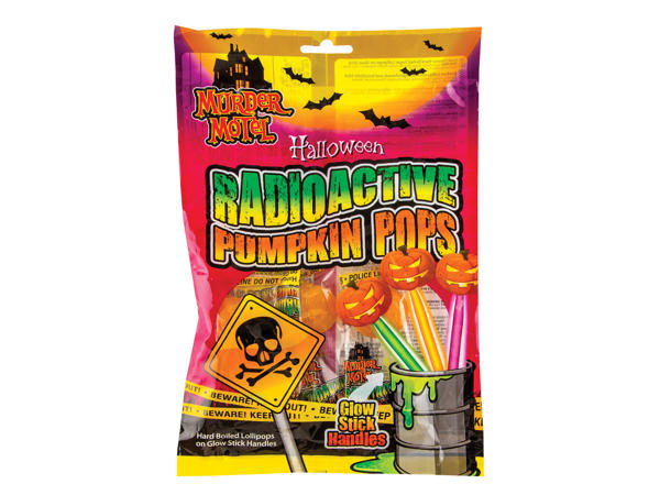 Radioactive Pumpkin Pops