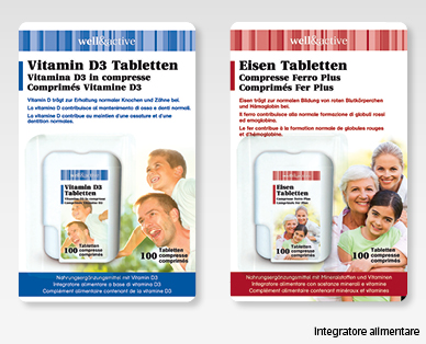 Vitamina D3/Ferro in compresse WELL&ACTIVE
