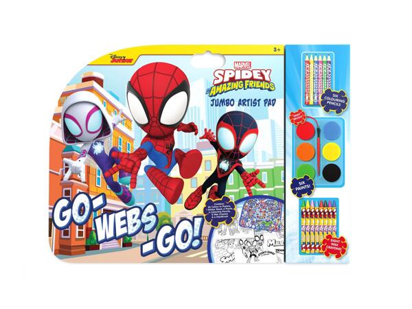 Jumbo Artist Pad - Spidey & Friends