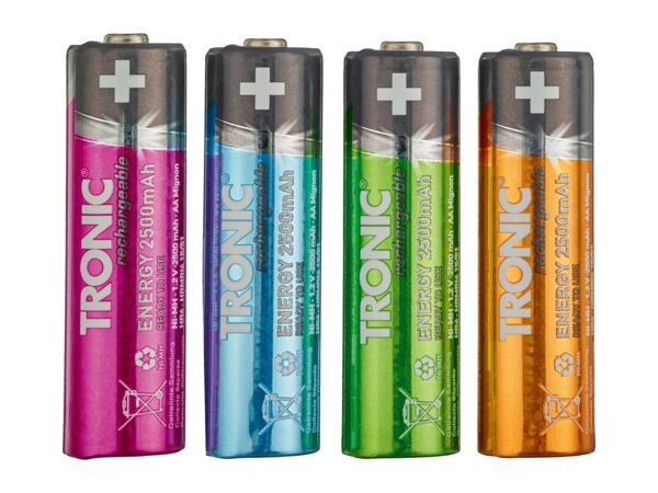 Tronic AA NiMH Rechargeable Batteries - 4 Pack