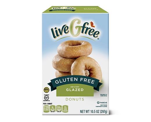 liveGfree 
 Glazed or Chocolate Gluten Free Donuts