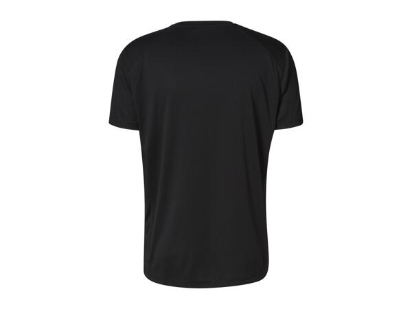 Crivit Men's Short Sleeve Sports Top - Black