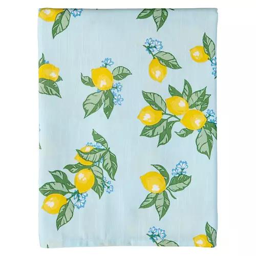 60" x 102" Cotton Tablecloth - Lemons