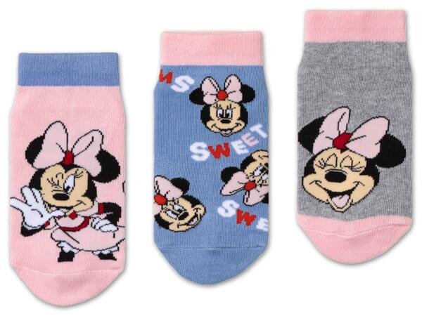 Kinder Sneakersocken, 3 Paar