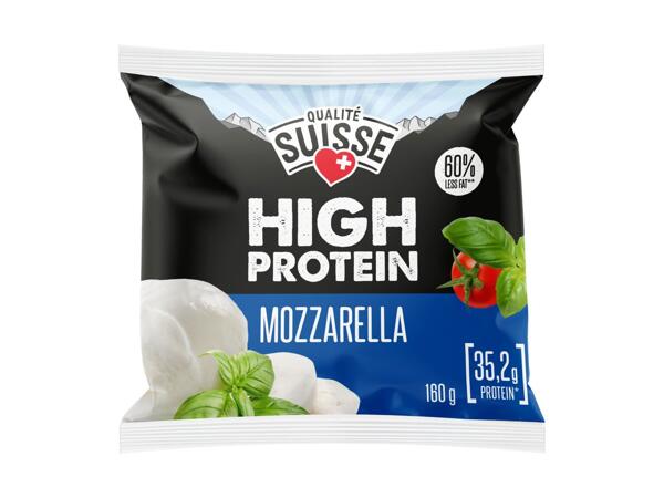 Mozzarella riche en protéines