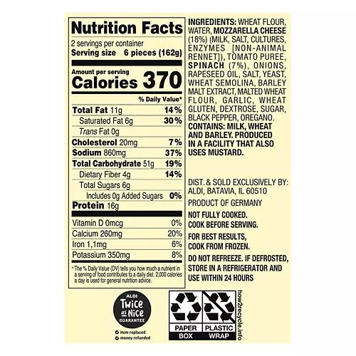 Spinach Italian Style Mini Pizza, 12 count
