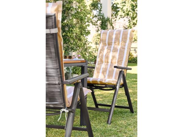 High back chair cushion 120x50cm