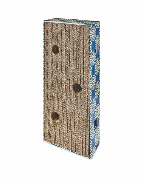 Blue Kitty Cardboard Cat Scratcher