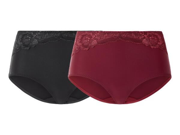Trosor med hög midja, 2-pack