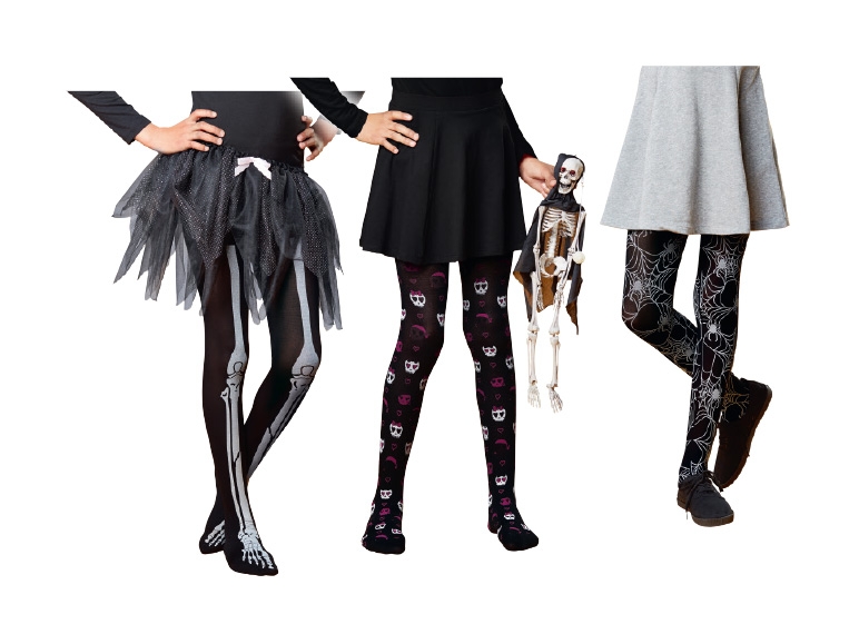Girls' Halloween Tights
