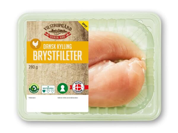 VILSTRUPGÅRD Danske kyllinge-underlår, -overlår med ryg eller -brystfilet