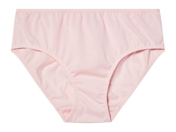 Esmara Girls' Pink Pure Cotton Knickers - 4 Pack