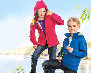 KIDZ ALIVE Kinder-Softshell-Outdoorjacke