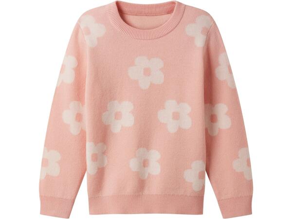 Girls' fine knit jumper