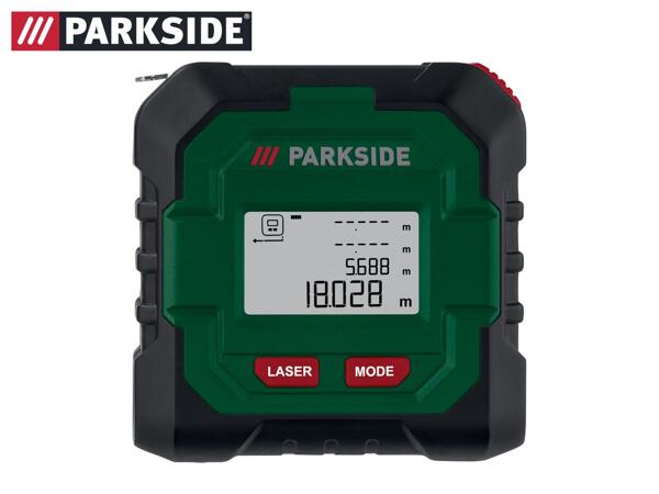 Parkside 4V Cordless 50m Laser Distance Measurer with Tape Measure