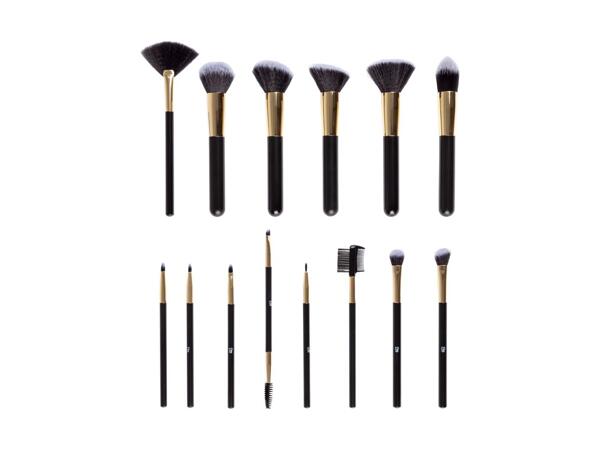 Set de pinceaux de maquillage, 14 pièces