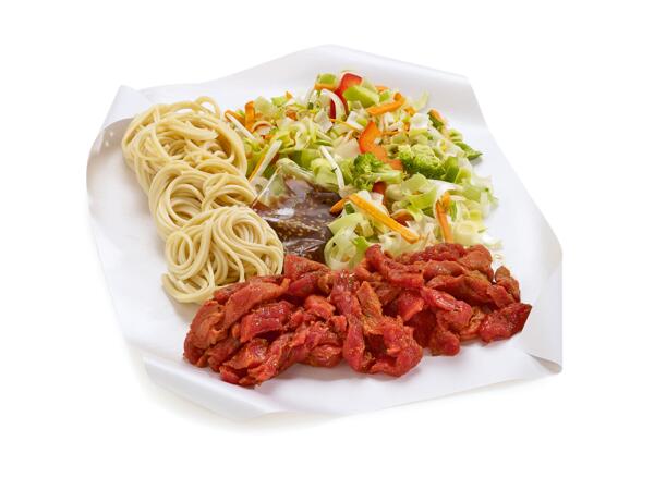 Wok de boeuf aux nouilles