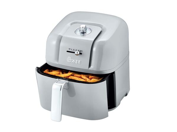 6L Retro Manual Air Fryer Grey