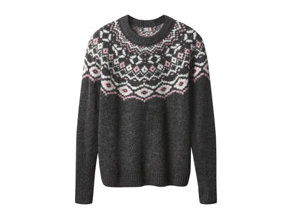 Esmara Ladies' Grey Chunky Knit Jumper
