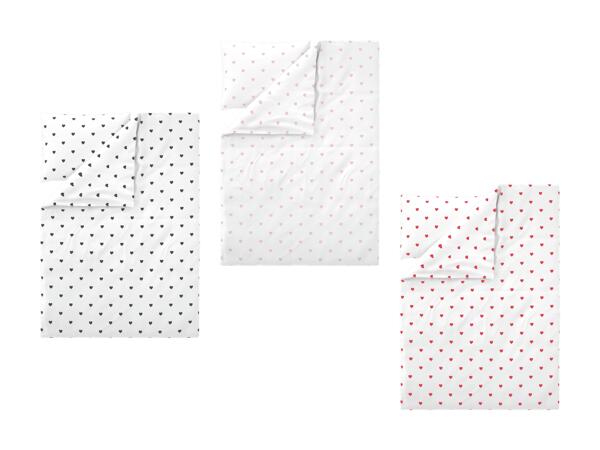 Parure de lit en coton renforcé, 2 pièces