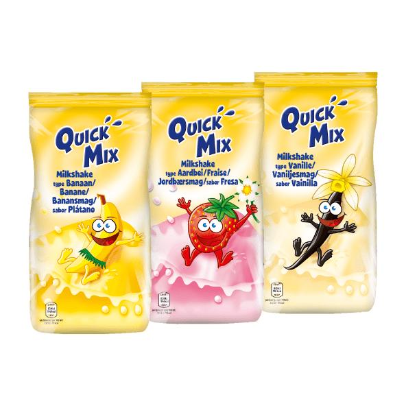 Quick mix milkshake