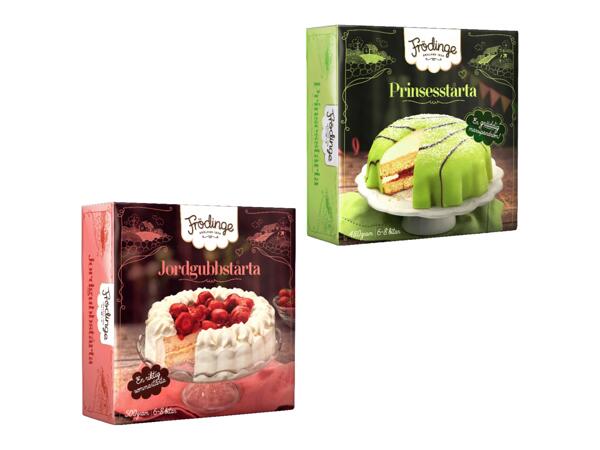 Frödinge prinsess-/ jordgubbstårta
