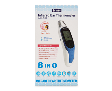 Digital Ear and Forehead Thermometer
