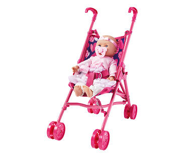 Baby Doll with Pram