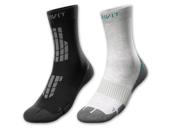 Damen/Herren Wandersocken, 2 Paar