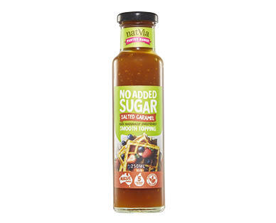 Natvia Naturally Sweetened Salted Caramel Dessert Topping 250ml