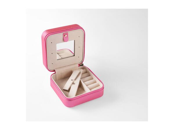 Esmara Pink Travel Jewellery Box