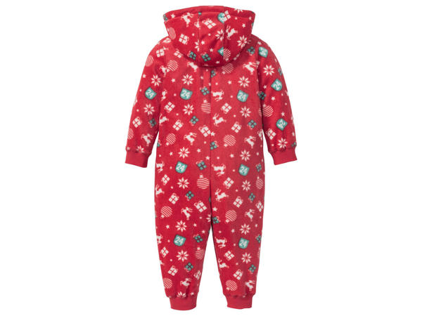 Kids' Christmas Fleece Onesie