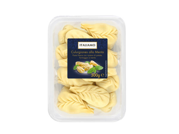 "Culurgiones" with Mint