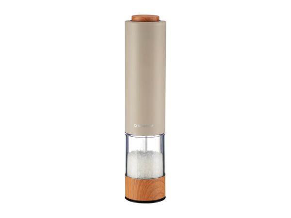 Beige Electric Salt or Pepper Mill