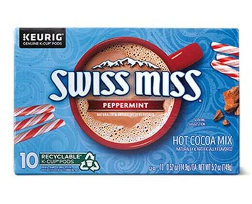 Swiss Miss 
 Milk Chocolate or Peppermint Hot Chocolate K-Cups