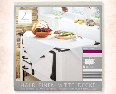 MY LIVING STYLE Halbleinen-Tischwäsche