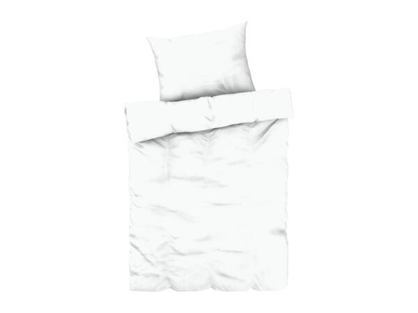 Livarno Home Linen-Blend Bedlinen - Single - White