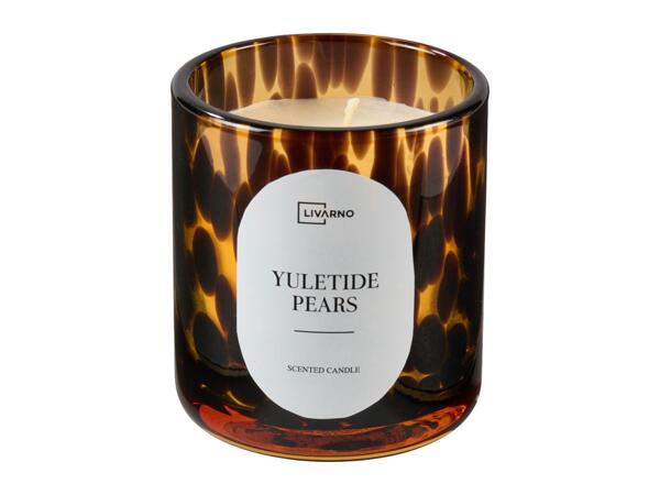 Livarno Home Yuletide Pears Small Scented Candle - Set of 2