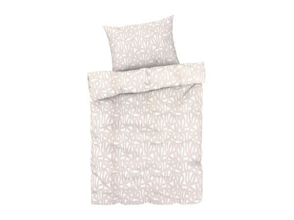 Livarno Home Microfibre Sateen Bedlinen - Single - Beige